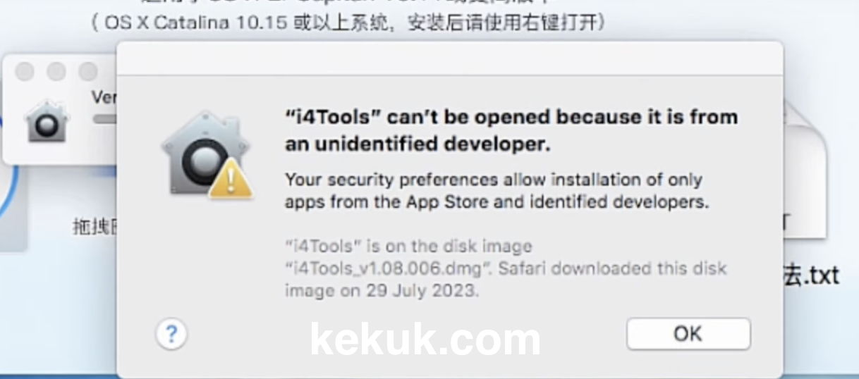 i4tool program Error Issue iTools